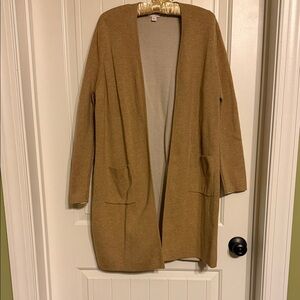J Jill Women's Tan Cardigan